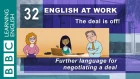 Negotiating a deal - 32 - English at Work helps you get the best deal
