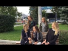 Девушки поют на улицах Москвы! Girls sing on the street in Moscow