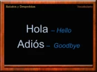 Greetings and Farewells in Spanish | Hello & Goodbye in Spanish | Spanish Vocabulary | Learn Spanish
