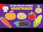 Learn Vegetable Names | Video Flash Cards | Kindergarten, Preschool, ESL for Kids | Fun Kids English