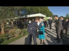 Prince Harry shows the Queen around Chelsea Flower Show