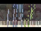 [Kuroko no Basket] OP The Other Self Piano Synthesia Tutorial