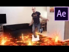 THE FLOOR IS LAVA!!! After Effects 3D Camera Tracker Tutorial