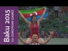 Glory for Dorogan in the 53kg Freestyle category | Wrestling | Baku 2015 European Games