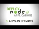 Deploying Node.js Applications - Deploy Node the right way - as an Upstart Service