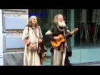 David and Shekinah singing in Istiklal Caddesi -  Istanbul
