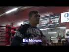 Boxing Champ Aleksandr Usyk Showing Off New Mouth Piece EsNews Boxing