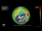 The ozone hole over Antarctica nears its record
