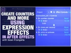 After Effects Expressions Tutorial - Create Number Counters and more with Expression Control Effects
