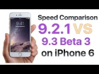 iPhone 6 iOS 9.2.1 vs iOS 9.3 Beta 3 Build #13E5200d Speed Comparison