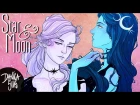 The Sisters Star and Moon ♦ Photoshop Speedpaint ♦ Art Chat and Digital Painting