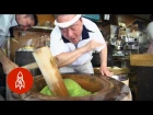 Pounding Mochi with the Fastest Mochi Maker in Japan