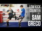 Sam Greco: Low Kick Counter sam greco: low kick counter