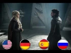 Game of the Thrones Multi-Language DUB (игра престолов на разных языках)