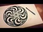 Doppler Effect Mandala ❉ How To Draw Geometric Art