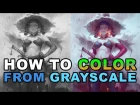 How to color from grayscale step by step by Bmsolari