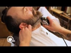 Beard Fade With Big Goatee to Tight Sideburns | Cut and Grind