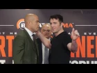 Tensions run very high at Bellator 170 media day face-offs tensions run very high at bellator 170 media day face-offs