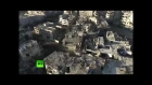 Aerial: Drone footage shows total devastation in Homs, Syria (EXCLUSIVE)