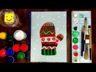 Как нарисовать варежки /How to draw Cartoon Mittens -step by step - easy drawing lesson for kids.