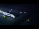 "Щелкунчик" в исполнении самолёта Bombardier CS300