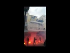 Olympiakos hooligans attacks AEK fan-base in Crete 17.02.2018