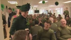 Prince William and Kate drink Guinness with Irish Guard for St Patrick’s day