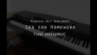 Mindless Self Indulgence - Sex for Homework (piano cover)