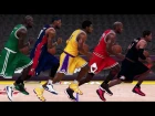 NBA 2K17 Speed Test - All Positions (PG/SG/SF/PF/C) Fastest Historic Players In NBA 2K17