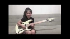 Guthrie Govan "Fives" Cover / Li-sa-X (Japanese 8 year old girl)