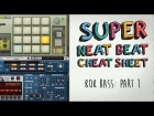 808 Bass Lines: Super Neat Beat Cheat Sheet