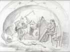 "The HarpBeat" (Barsky - Ignatov - Tuliakov) trio at Art'Eria Club (Moscow), December 9th, 2014