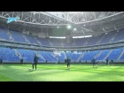 «Зенит-ТВ»: первая тренировка сине-бело-голубых на стадионе «Санкт-Петербург»