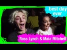 Ross Lynch and Maia Mitchell from Teen Beach 2 have the BEST DAY EVER at Walt Disney World