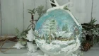 Χριστουγεννιάτικη μπάλα με decoupage - Christmas ball with decoupage