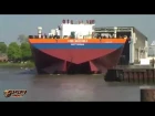 Awesome big ship launches