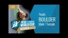 [LIVE] IFSC Climbing World Cup Munich 2015 - Bouldering - Finals - Male/Female