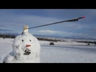 iPhone vs Arrow: Snowman William Tell