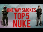 TOP 5 One Way Smoke NUKE | CS:GO
