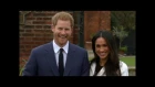 Engaged Prince Harry and Meghan Markle appear