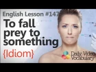 English Lesson # 147 – To fall prey to something  (Idiom) - Learn English Pronunciation & Vocabulary