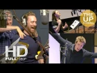 Tom Hiddleston, Eddie Redmayne, Maisie Williams recording Early Man voices – behind the scenes