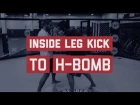 MMA Training - Inside Leg Kick To H-Bomb with Dan Henderson