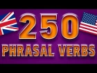 250 PHRASAL VERBS IN ENGLISH with examples - most common English phrasal verbs. English course