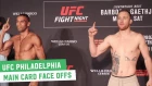 UFC Philadelphia Official Weigh-Ins: Main Card Final Face Offs