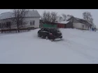 Опель Астра (Opel Astra H) по снегу.