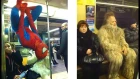 Лютые пассажиры в метро. Бэтмэн против Дартвейдера
