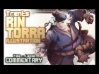 Rin Torra Illustration for the Twilight Monk art book (Time lapse with Commentary)