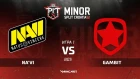 Na`VI vs Gambit (карта 1), Dota PIT Minor 2019, Закрытые квалификации | СНГ