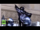 UK: Protesters clash with neo-Nazi group outside Liverpool town hall